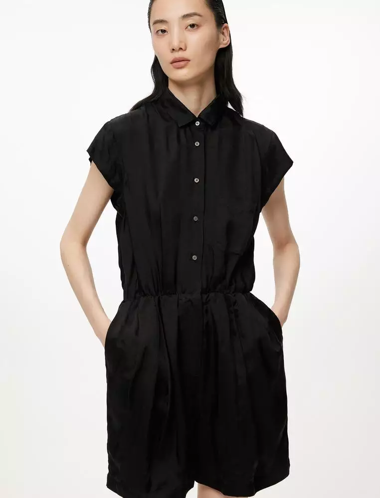 JNBY Women's Sleeveless Collared Jumpsuit