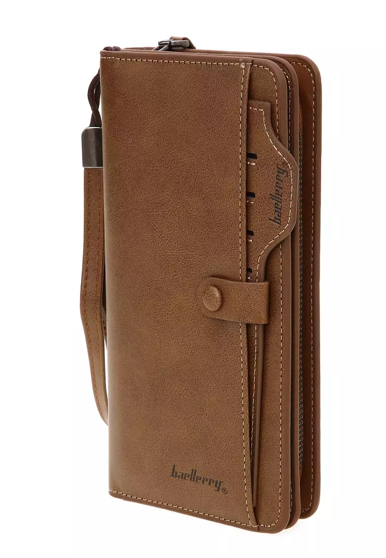 Dompet Pria Model Panjang Casual Men Wallet Many Slot Material Leather ORIGINAL