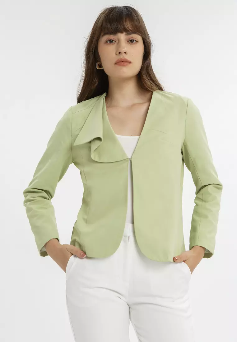 Minimal Firly Outer Pale Green