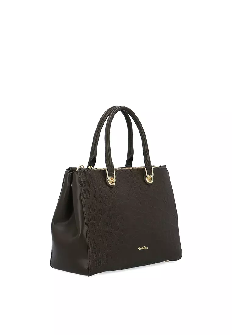 CR Isla Top Handle Bag - Dark Green