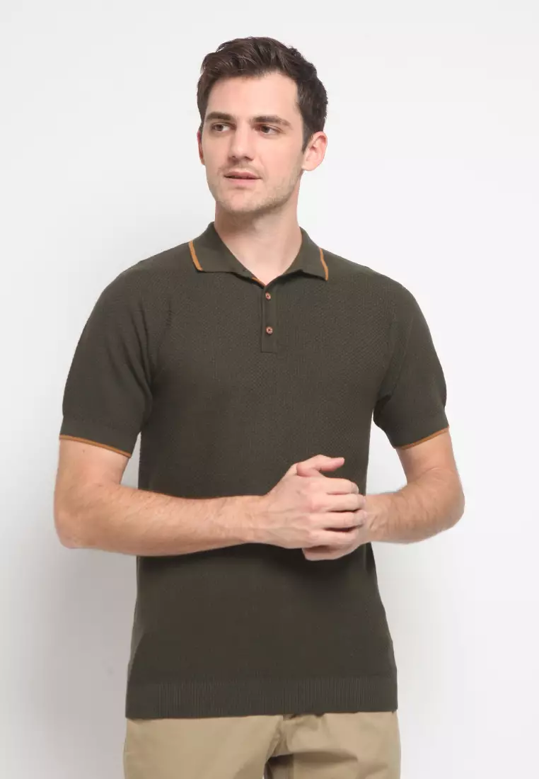 Wood wood store polo shirt