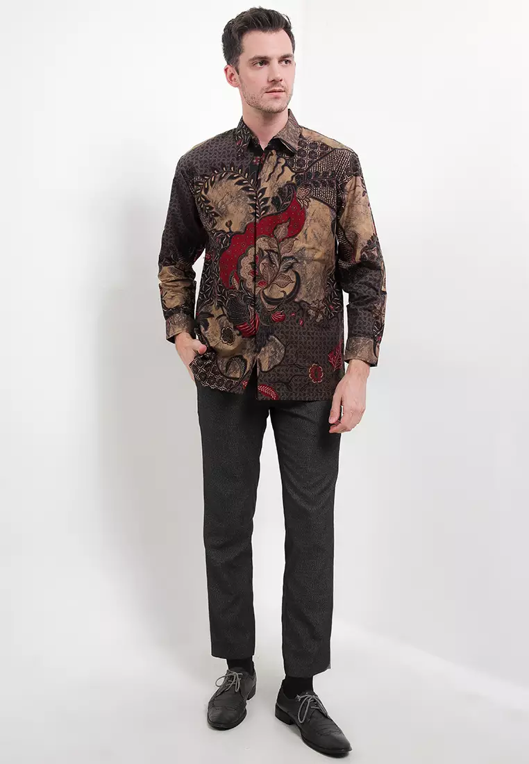 Batik Talenta Exclusive Lengan Panjang Bunga Coksu