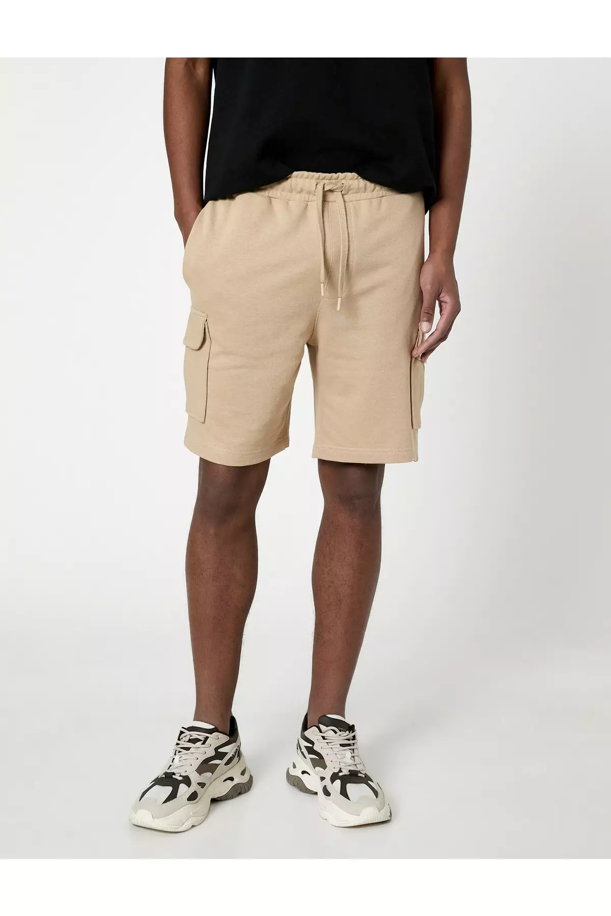 Mens cargo on sale shorts slim fit