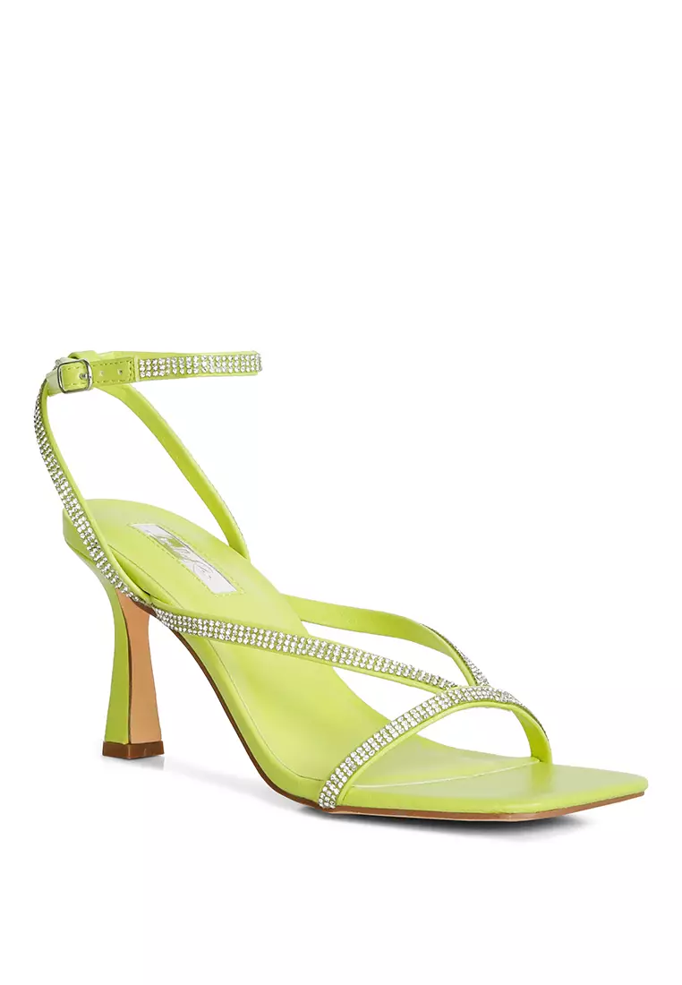 Neon mid heels sales