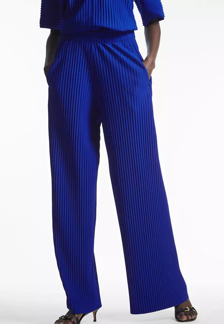 Pleated Elasticated Trousers