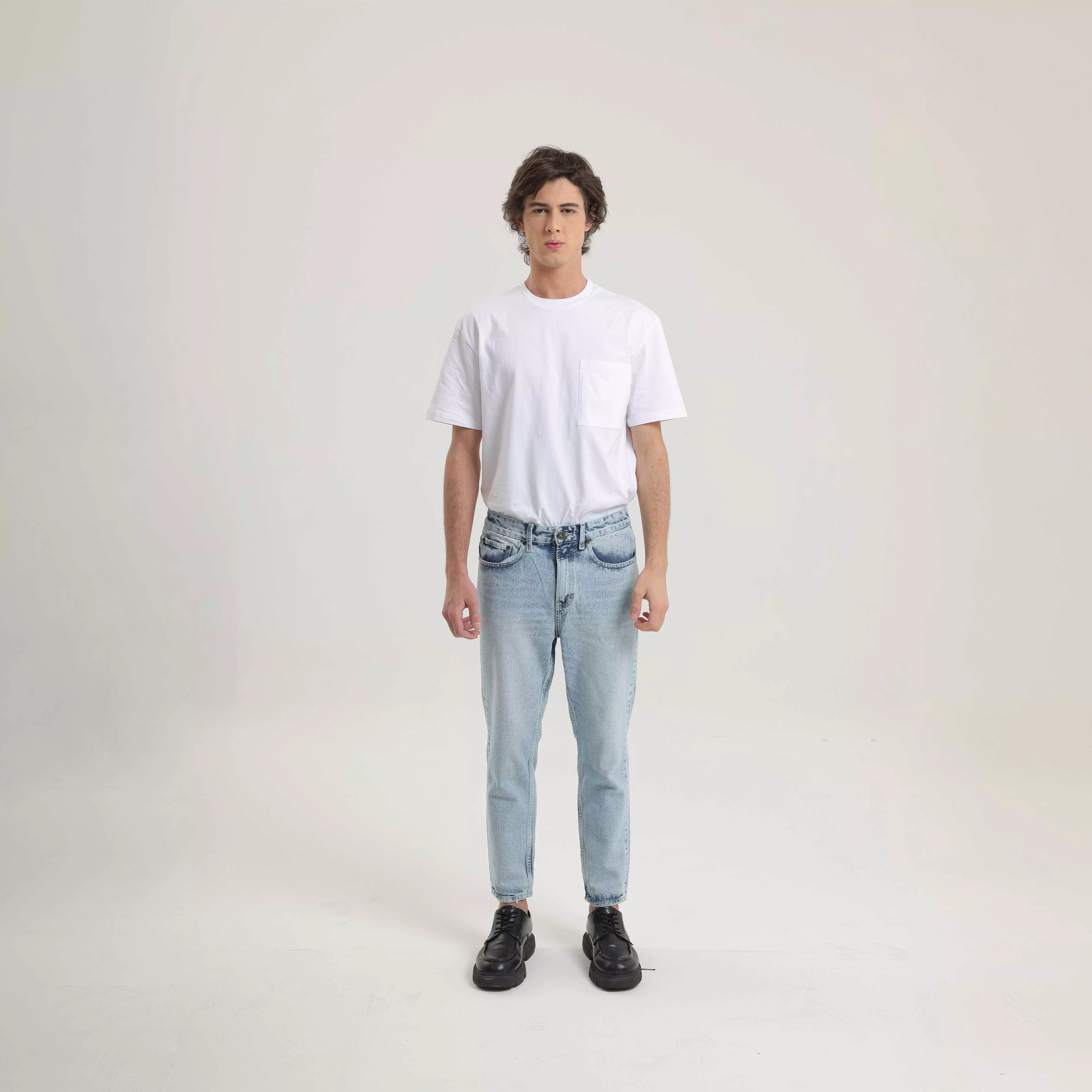 LARUSSO - Vintage Denim Easy Ankle Pants