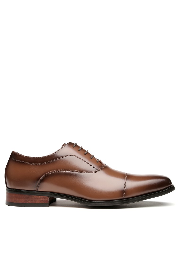 Leather Cap Toe Business Shoes KB888-1