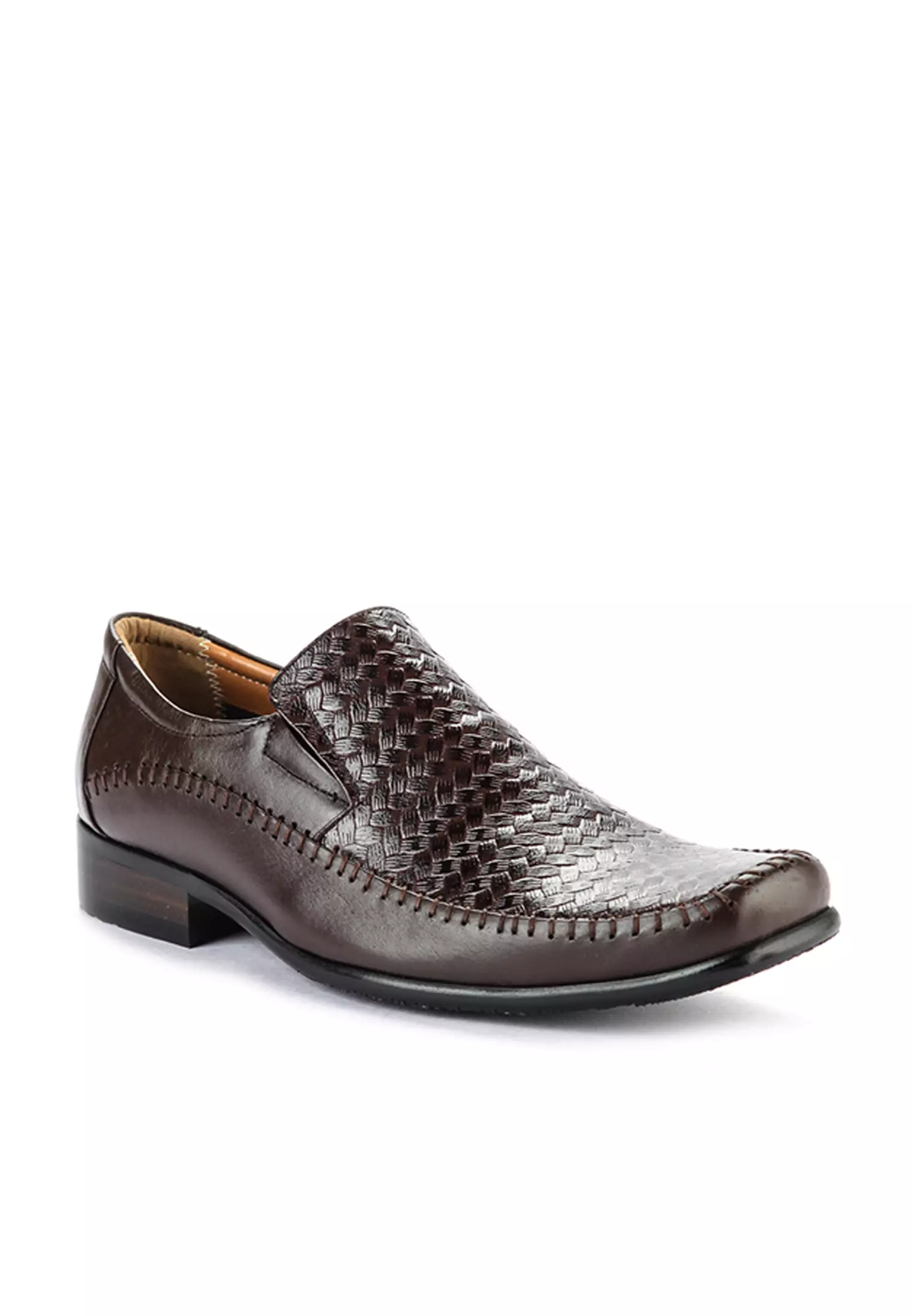 Jaxson Men Pantofel Formal Dress Shoes Cow Leather Slip On