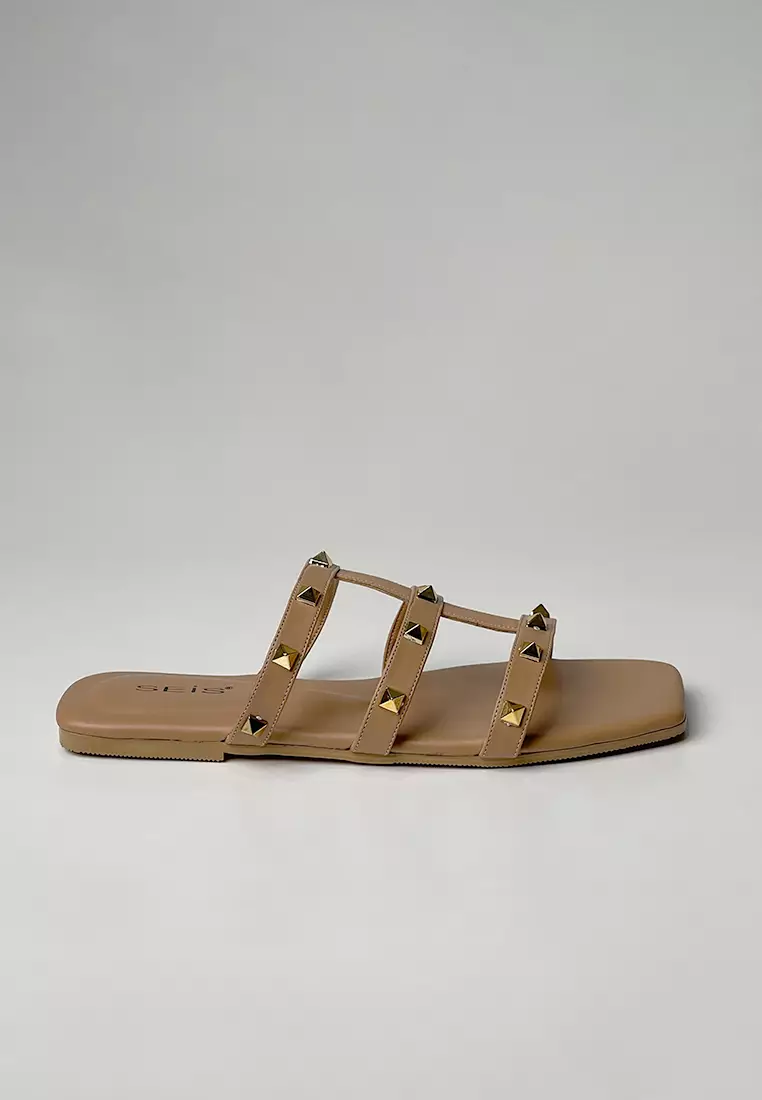 Seis Viramid Sandal Teplek Wanita series-MOCCA