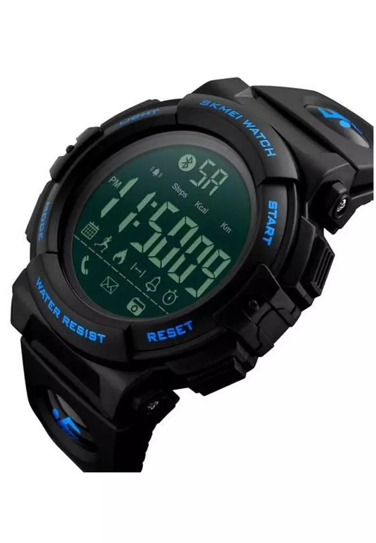 Jam Tangan Olahraga Smartwatch Bluetooth Sporty Waterproof Strap Tali Material Silicone BK05 ORIGINAL