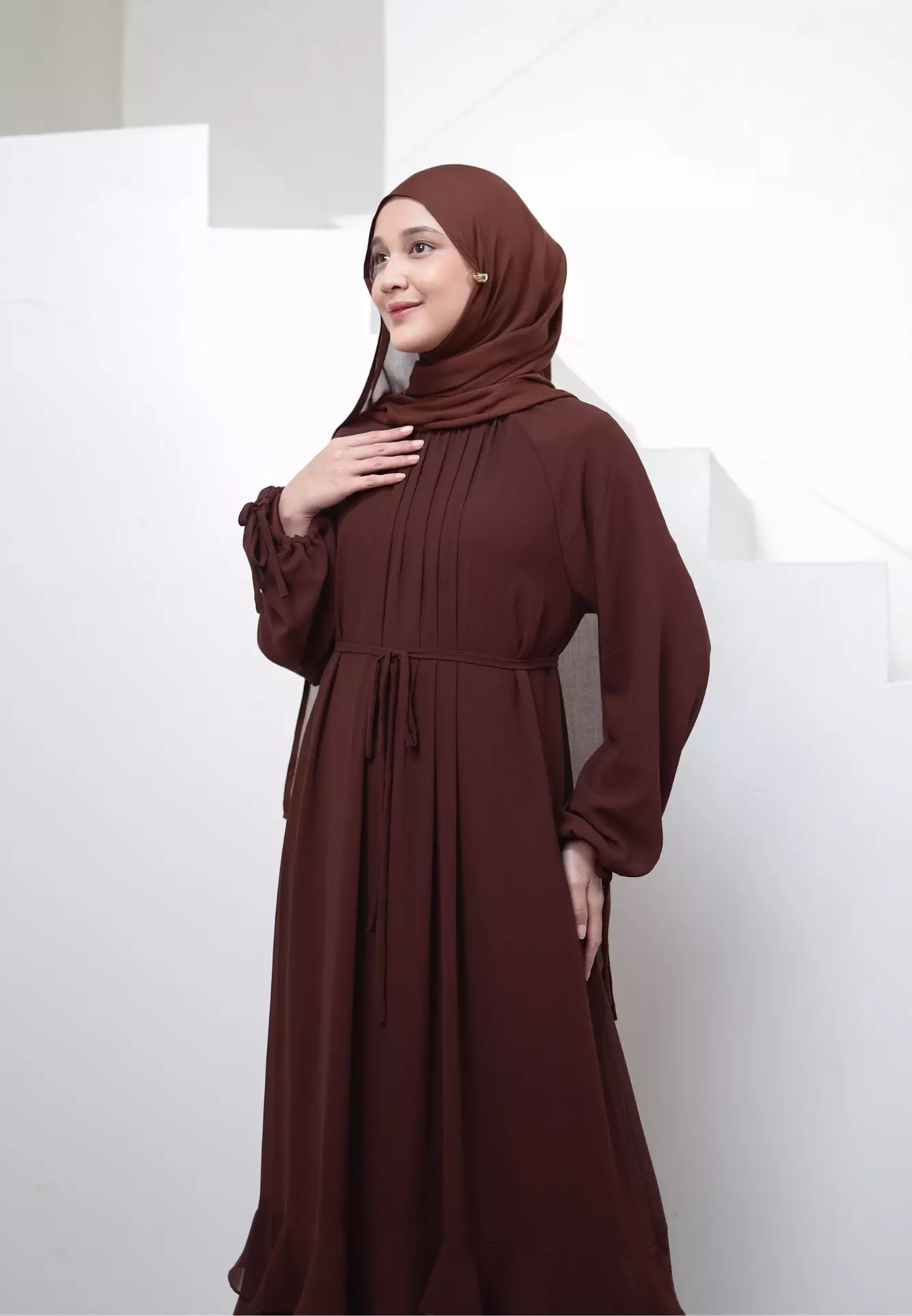 Layla Dress - Coffee