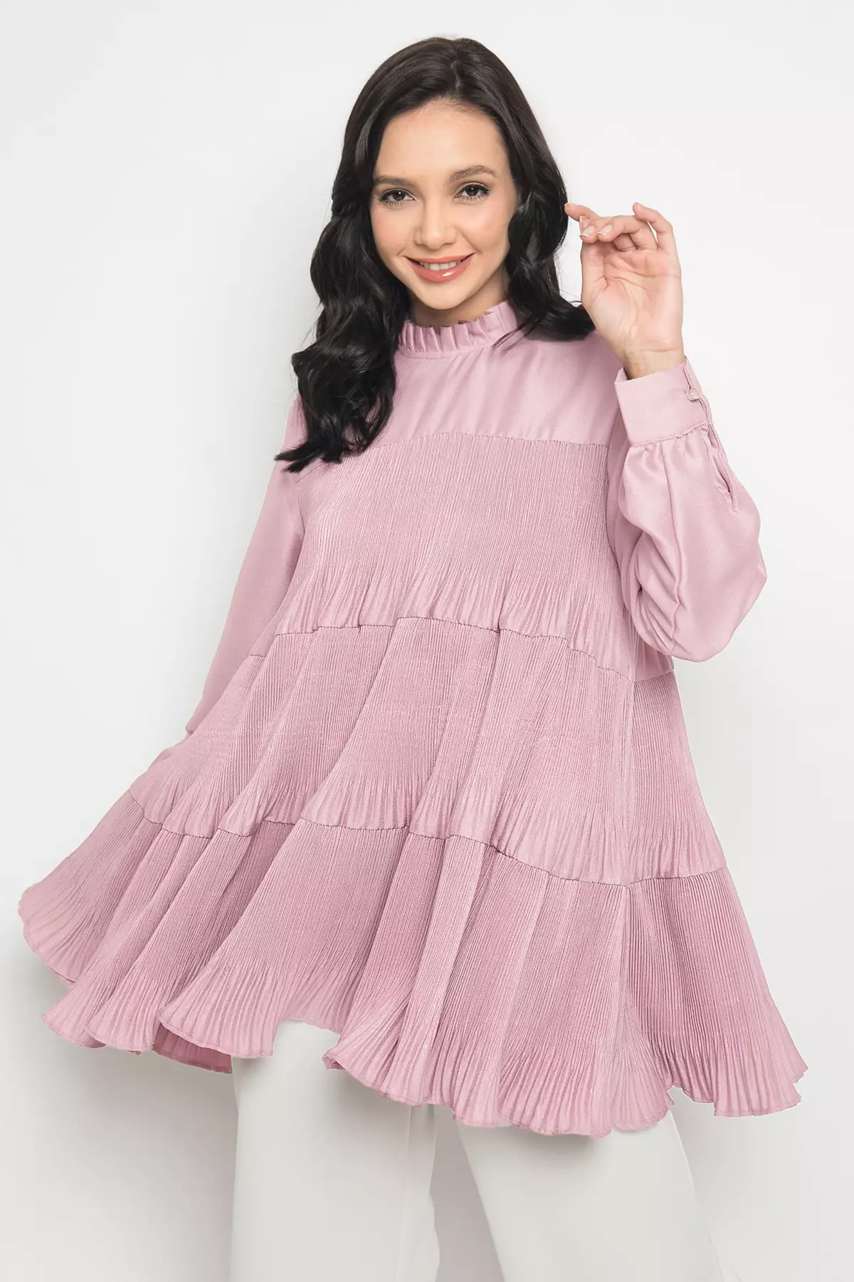 Cassie Blouse - Blush