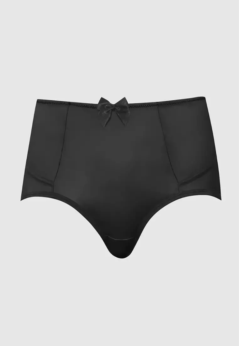 Charlotte High Waist Brief - Black