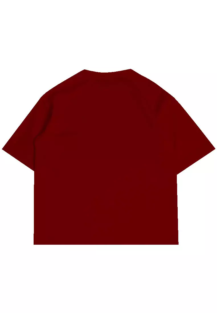 MTS53 Kaos Oversize Gambar Wanita ScubaLux Bahan Tebal "venus" Maroon