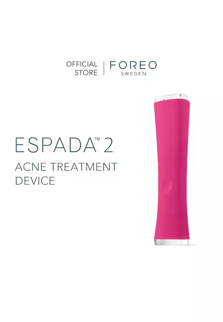 FOREO ESPADA 2 LED Light Therapy Magenta - Blemish Treatment Skincare Device | FDA cleared | Scar Treatment for Face | Pimple & Blemish Removal