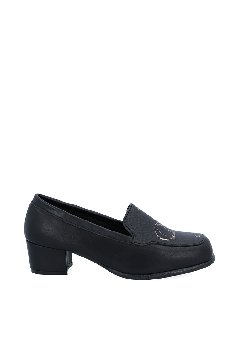 Black Logogram Loafers