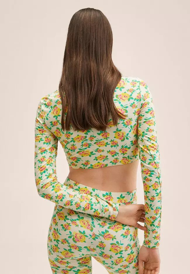 Printed Crop Top