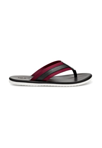Projet1826 red ARSEN THONG LEATHER SANDALS RED 3F123SH4555EDBGS_1