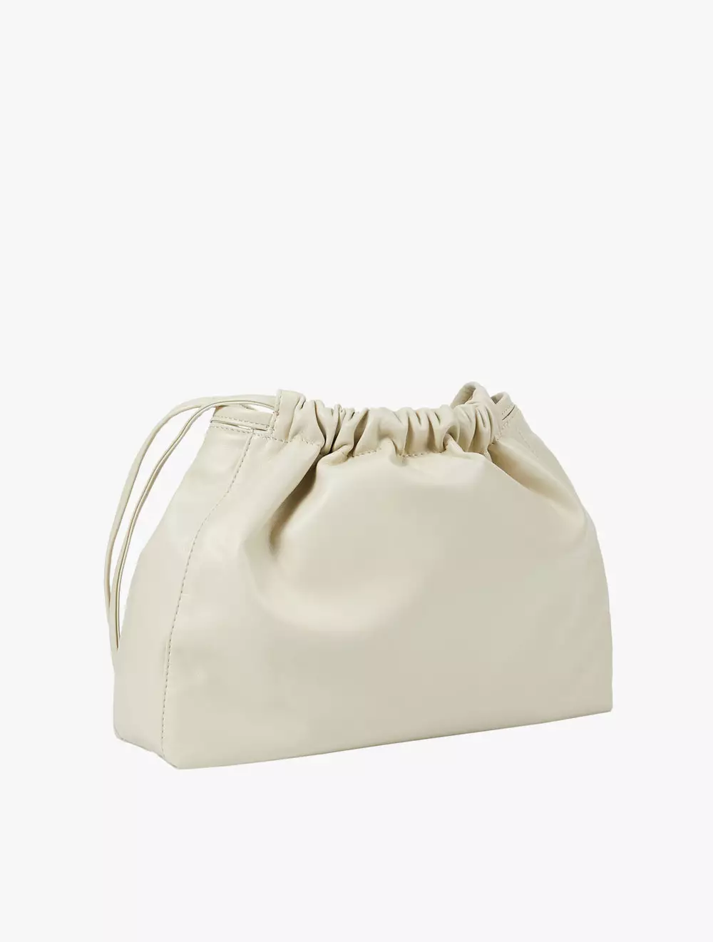 ☆ ☆ Women's CKJ Drawstring Shoulder Bag Ivory Jual Calvin Klein Calvin Klein Jeans Accessories - CKJ