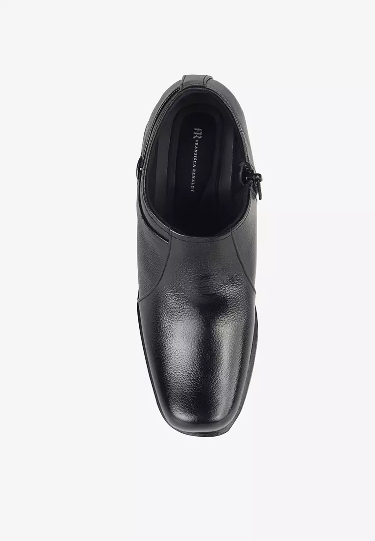 Sepatu Boots Ankle L.Vania 01 Black - Fransisca Renaldy