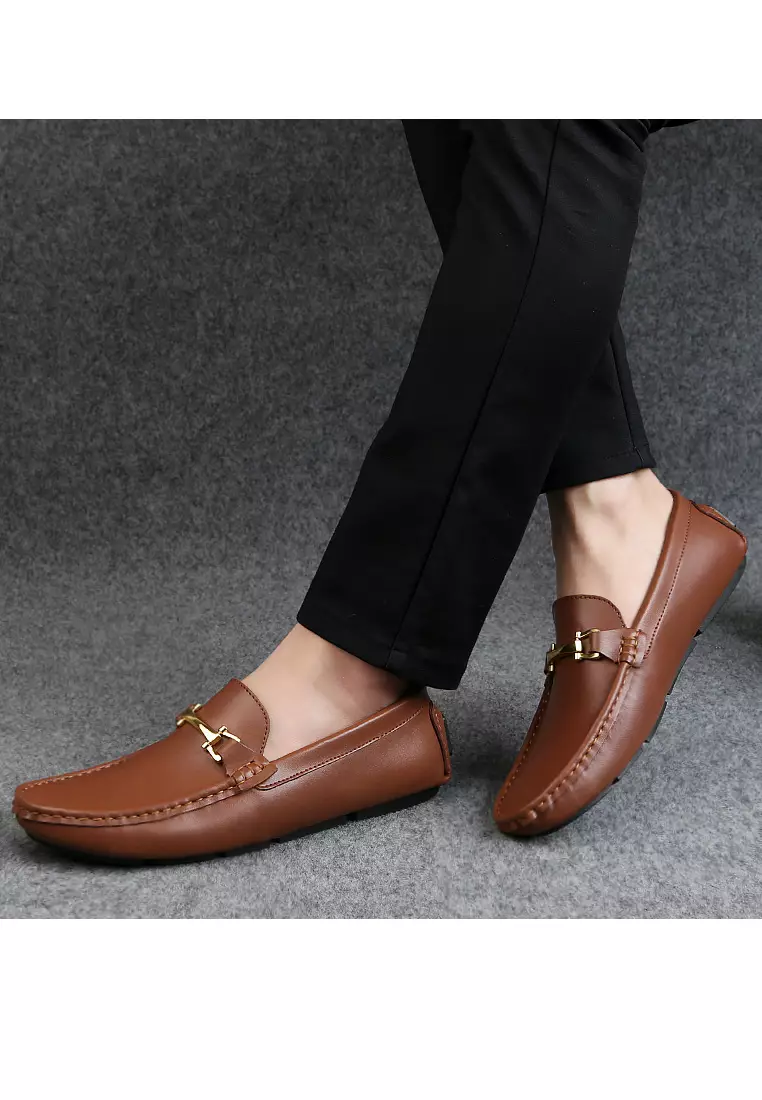 Leather Horsebit Loafers & Boat Shoes YY9016