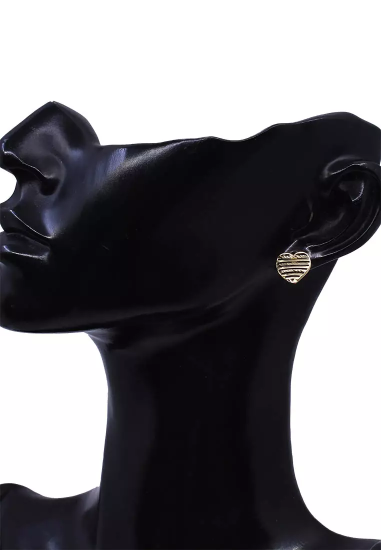 18K Italian Made Yellow Gold Earrings