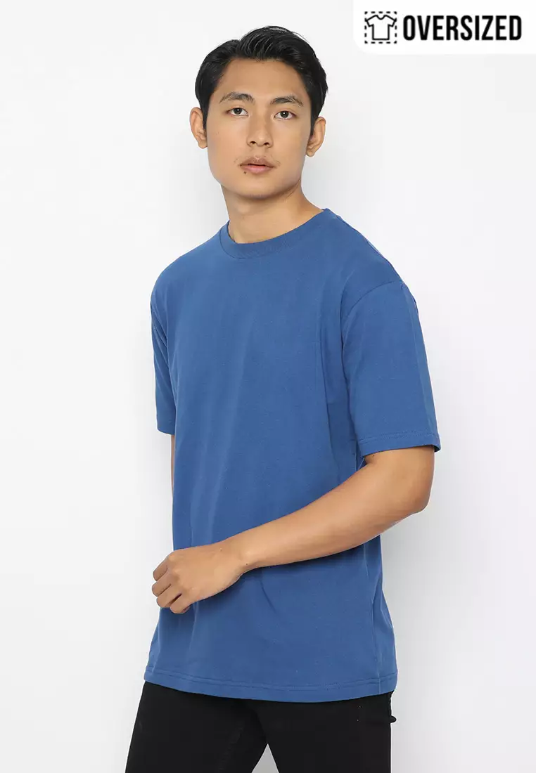 RBJ T-Shirt Cotton Polos Oversized Pria 2079030001