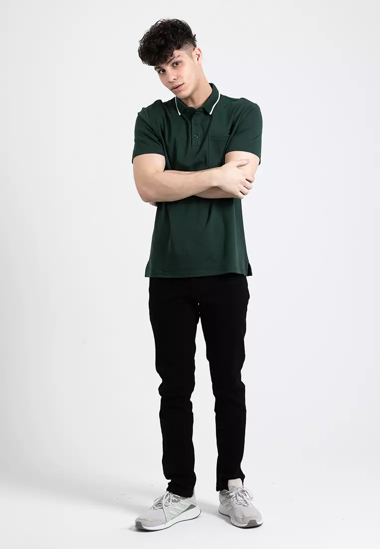Forest Stretchable Slim Fit Jeans Men Denim Jeans | Seluar Jeans Lelaki Slim Fit - 610194-01Black