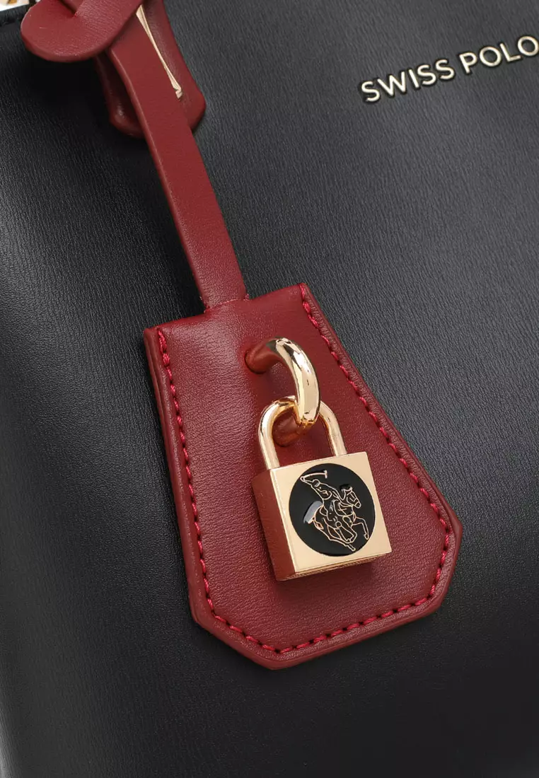 Women's Top Handle Bag / Sling Bag / Crossbody Bag (Tas Selempang / Tas Tangan) - Hitam