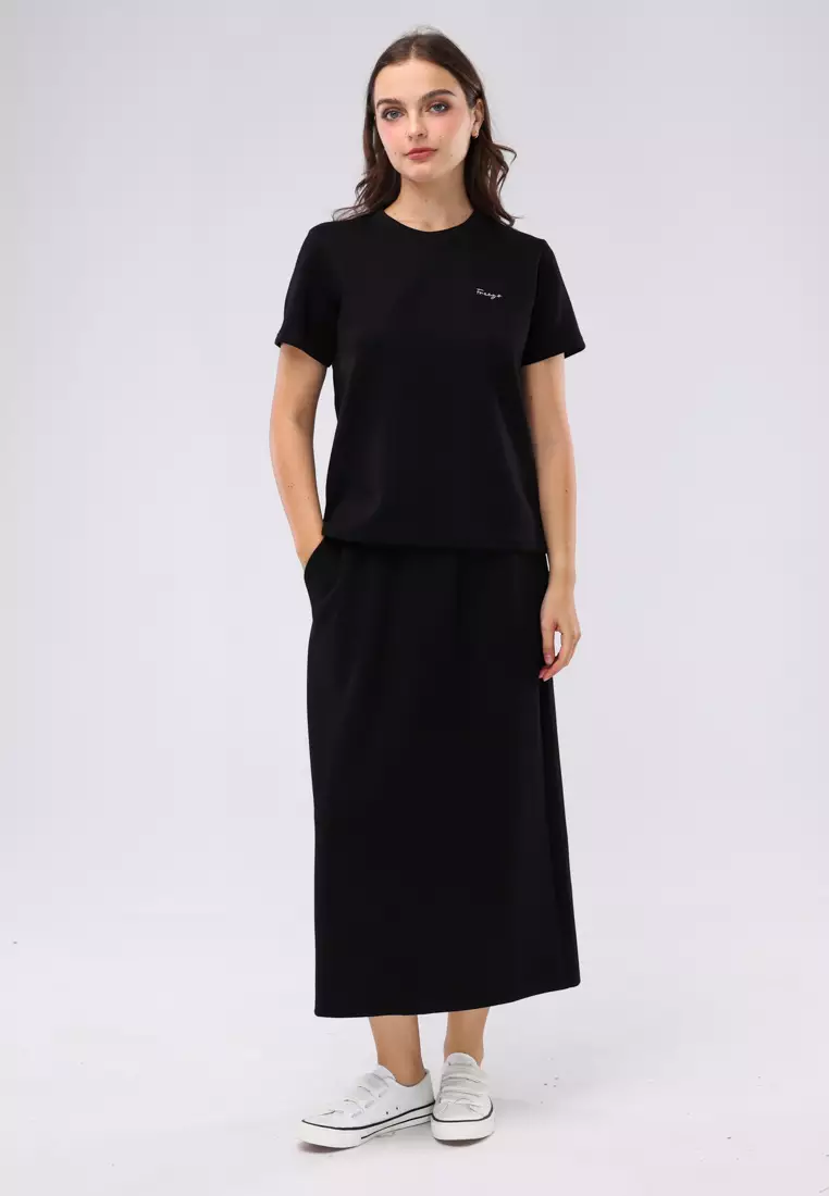 Ladies 2 In 1 Terno Blouse & Skirt