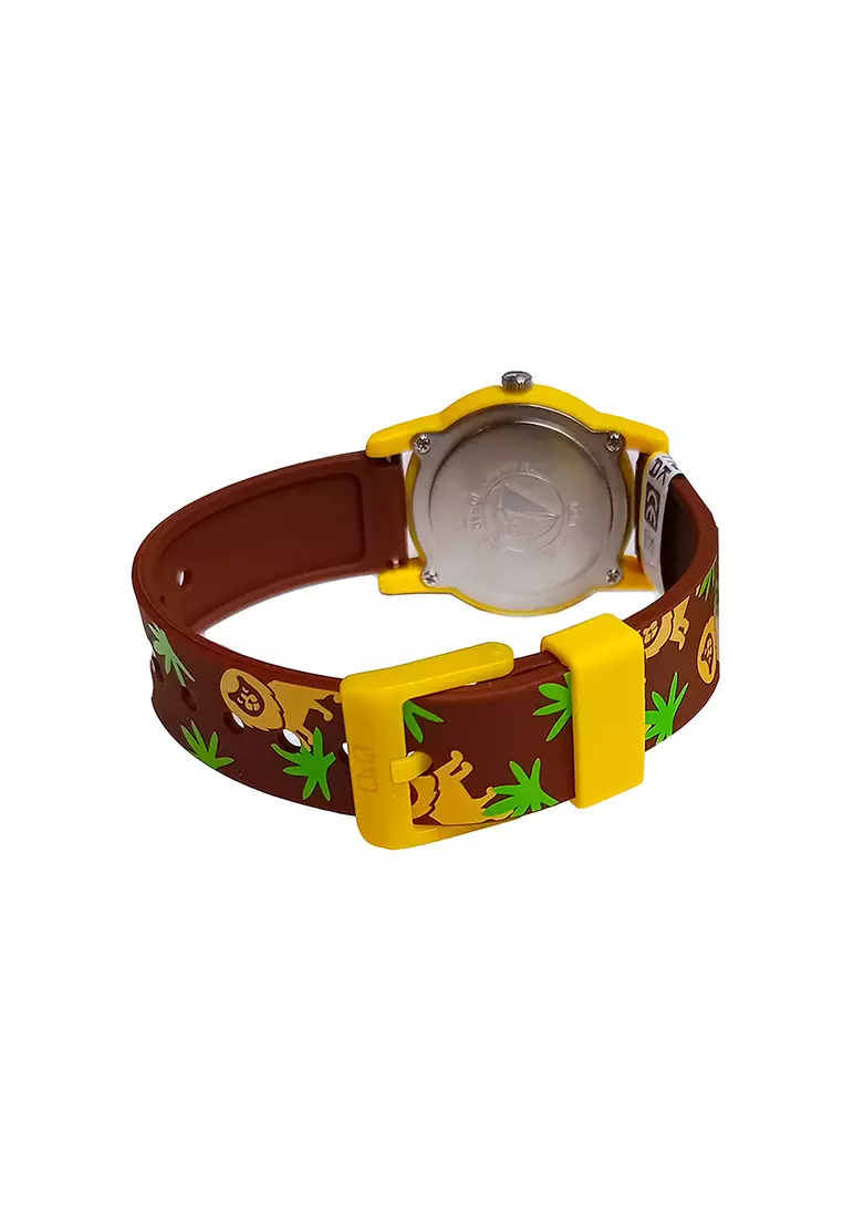 Watch By Citizen V22A-019VY Kids Analog Watch with Brown Resin Strap
