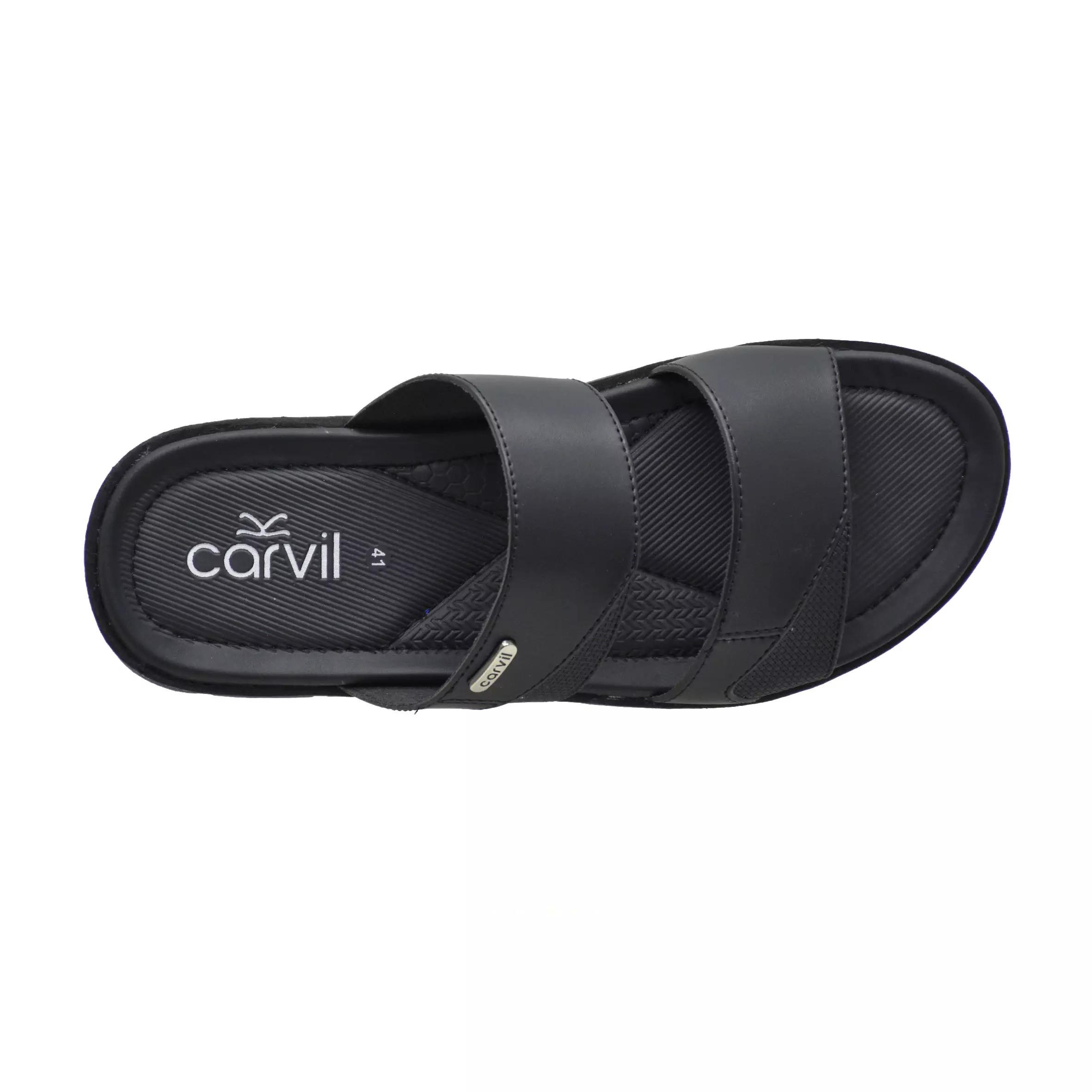Carvil Sandal Pria Firenze-02 M Black