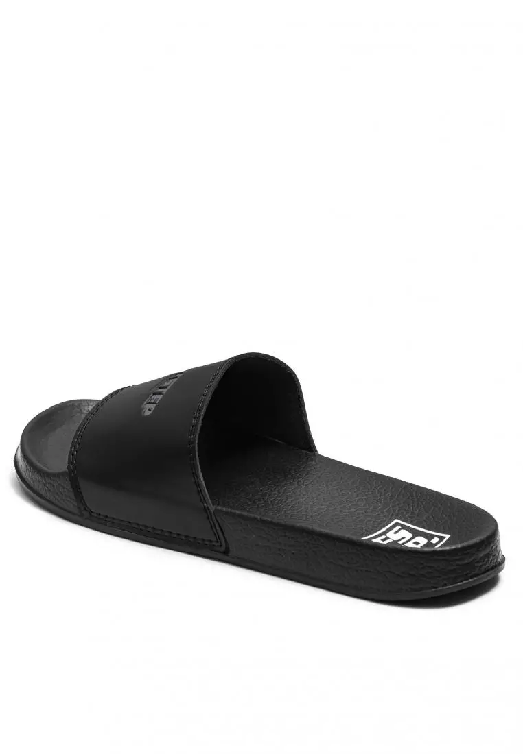 Jarvis Black Grey Sandal Pria Slide