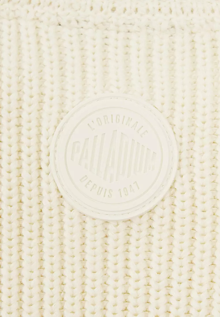 MEN'S PALLADIUM LOGO WAFFLE PATTERN SWEATER