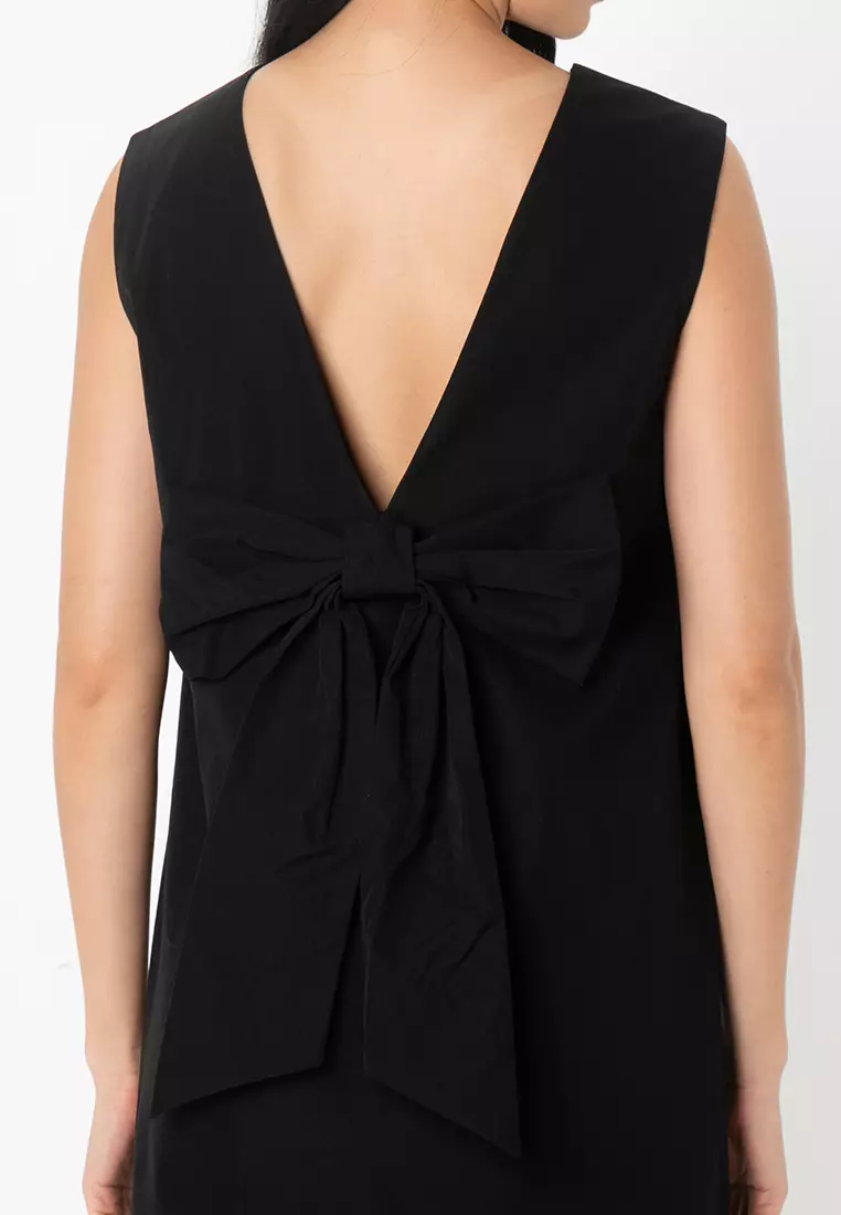 Bowie Sleeveless Bow Dress