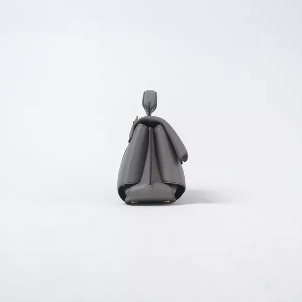 Tas POLENE MOKKI VERT FUME GREY TOP HANDLE BAG 100% ORIGINAL