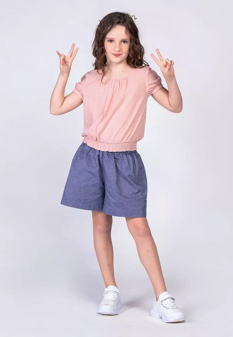 Treehouse Kids Kiana Chambray Shorts