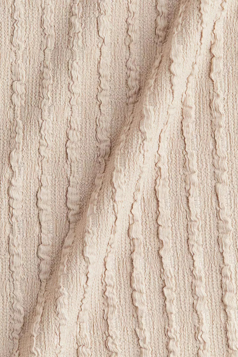Textured jersey bandeau dress