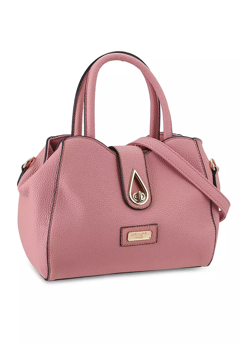 Buy Unisa Pebbled Convertible Top Handle Bag Online ZALORA Malaysia