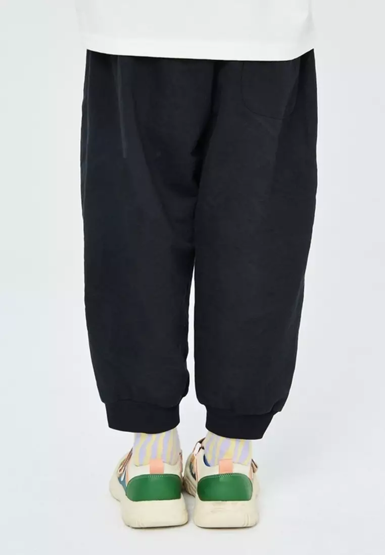 马拉丁男针织长裤黑色夏季裤