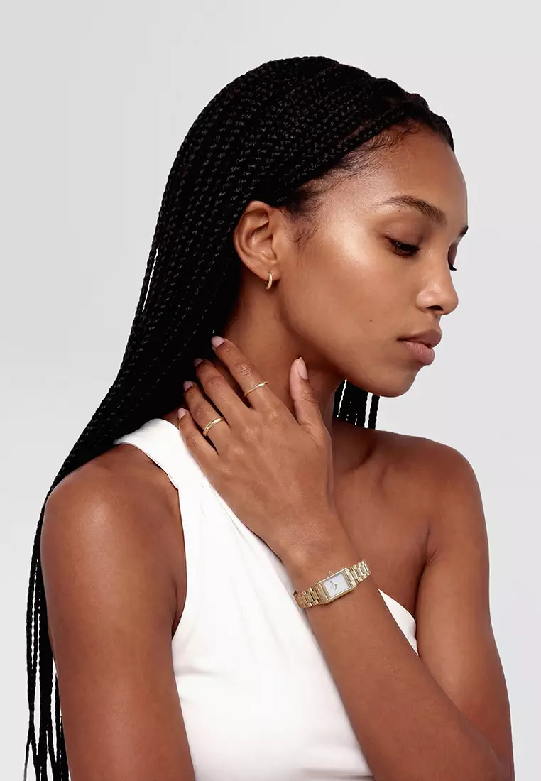 Classic Arch Earring Gold 9mm - Unisex Earrings for women and men stainless steel Earrings DW Official Authentic Original perempuan lelaki DW