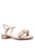 Twenty Eight Shoes beige Fur Ball Strap Low Heel Sandals 3376-30 7E350SH361F0F0GS_1
