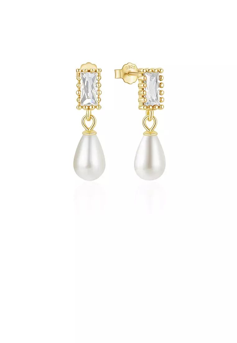 Buy Glamorousky 925 Sterling Silver Plated Gold Fashion and