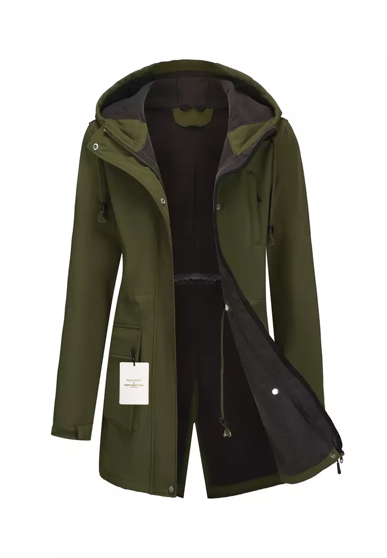 Waterproof Hood Trench Coat AD-M25F598