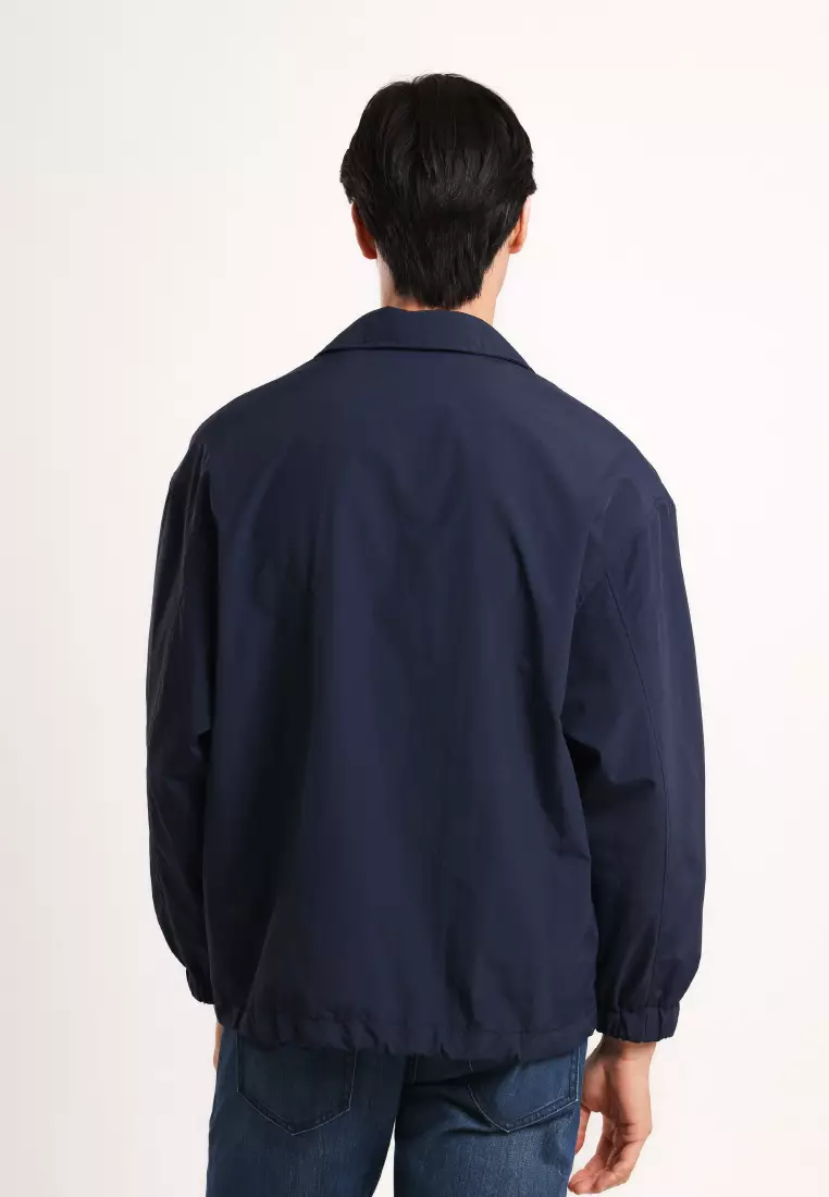 Used 1968 - Windbreaker Jacket Casual Waterproof Regular Fit Navy