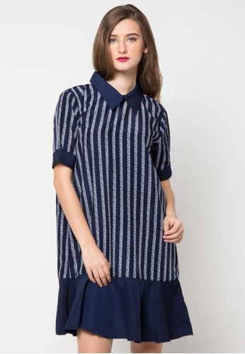 Collection - Carolyn Contrast Collar Dress