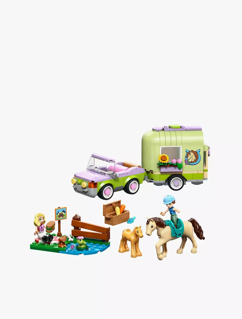 LEGO® Friends Horse & Baby Foal Trailer - 42695