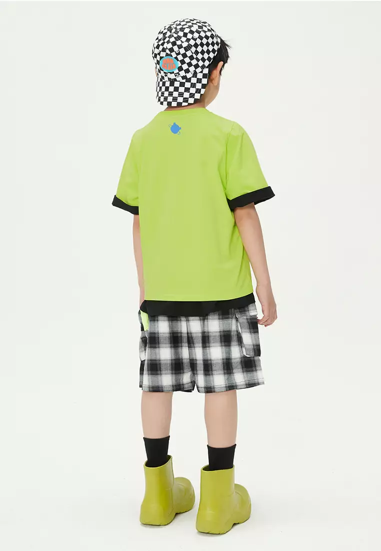 Front Buckle Belt Shorts With Side Pockets