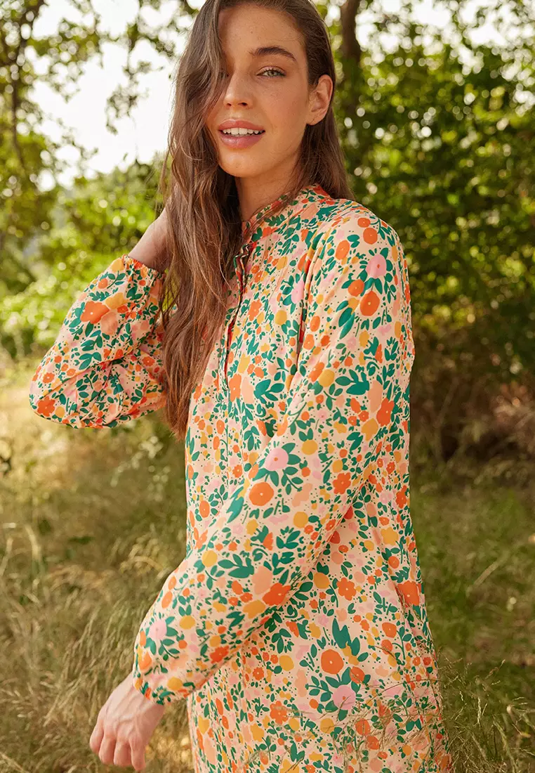 MODEST Floral Maxi Dress