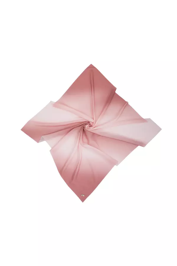 MINIMAL - Azreeya - Scarfs Motif Gradasi - Pink Warna Pink